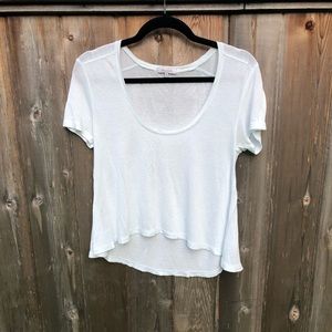 Flowy Talula crop top.  Very light blue colour.  Size small.